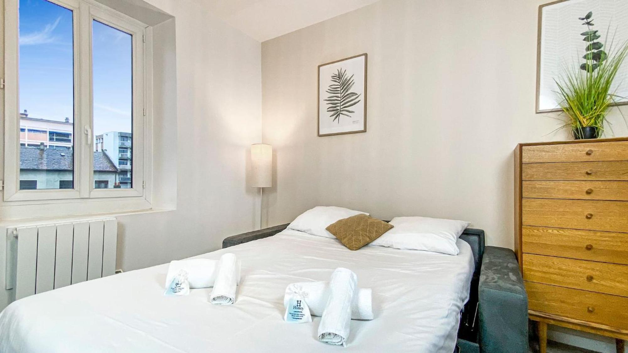 Homey Titi - Hyper-Centre - Proche Gare Et Tram - Lit Convertible - Wifi Gratuit Annemasse Exterior photo